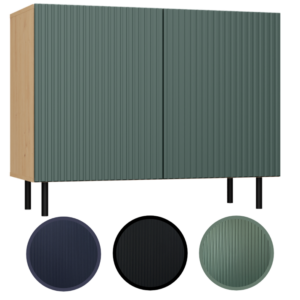 Komoda KAMA 2D SLIM ARTISAN ZIELEŃ