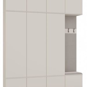 Garderoba HAGA IV 3Sz1W KASZMIR BEŻ 3x Szafa + Wieszak