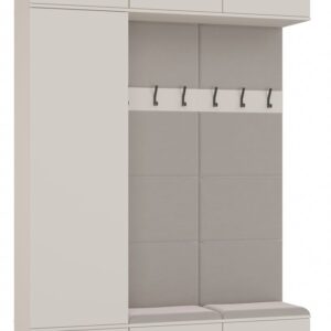 Garderoba HAGA III 1Sz2W KASZMIR BEŻ Szafa + 2x Wieszak