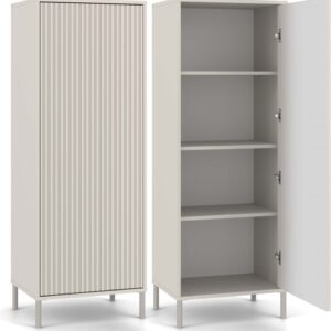 Witryna KAMARO 1DD SLIM KASZMIR Lamele Front Ryflowany