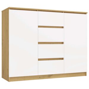 Komoda Malwa 2D4S 120 DĄB ARTISAN BIEL