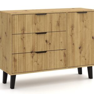 Komoda Scandi 1D3S SLIM DĄB ARTISAN