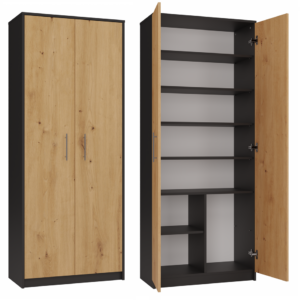 Regał Oliv 2D ANTRACYT ARTISAN