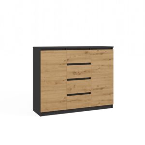 Komoda Malwa 2D4S/120 ANTRACYT ARTISAN