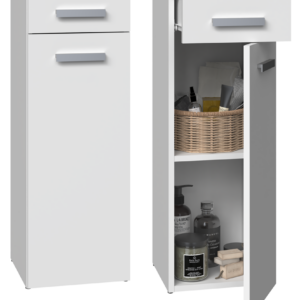 Słupek łazienkowy Nel V DS BIAŁY