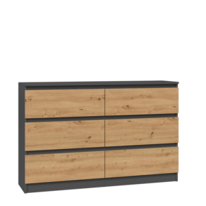 Komoda Malwa M6/120 ANTRACYT ARTISAN