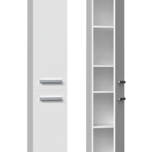 Słupek łazienkowy Nel II BIAŁY