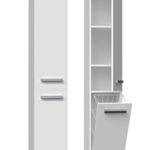 Słupek łazienkowy Nel IV BIAŁY