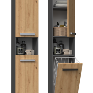 Słupek łazienkowy Nel III ANTRACYT ARTISAN