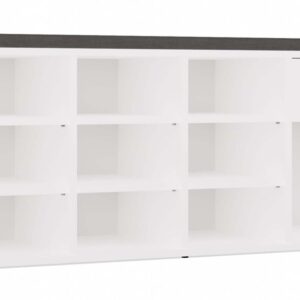 Szafka Na Obuwie Buty Otwarta TALLIN BIAŁY Do Przedpokoju