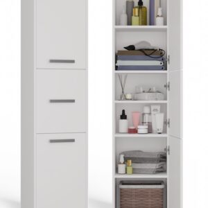 Słupek łazienkowy Sara S43 BIAŁY